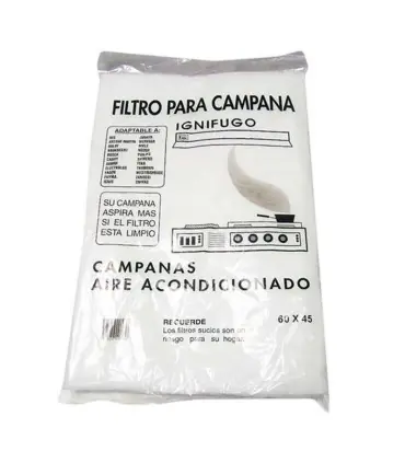 Filtros papel campana extractora UNIVERSAL 600x450mm Certificado