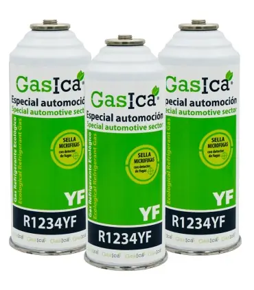 Oferta De Temporada Pack 3 botellas gas refrigerante GASICA YF - R1234yf