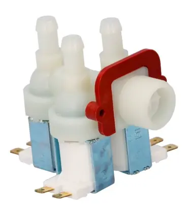 Súper Precio Electroválvula lavadora BAUKNECHT INDESIT WHIRLPOOL 3 vías 90º (481981729328)