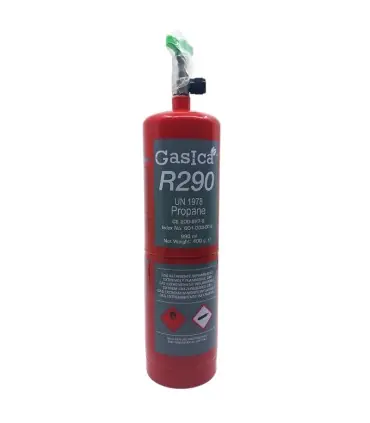 Gas refrigerante propano GASICA R290 Pago Seguro