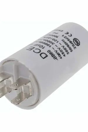 Condensador Trabajo Lavadora Universal 10 µF 450V Alta Calidad