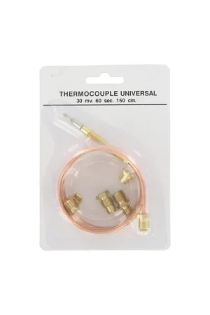 Conjunto Termopar Gas Universal 1500mm (5 Accesorios) Envío Inmediato