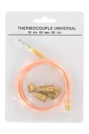 Certificado Conjunto Termopar Gas Universal 600mm (5 Accesorios)