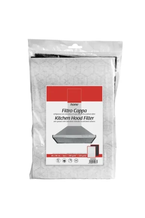 Kit de filtros recortables y universales para campana extractora (carbón activo + grasa), 90x45 cm Ordena Ya
