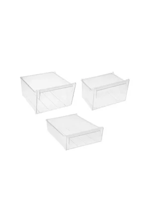 Kit de 3 cajones congelador|compatible con ZANUSSI|Calidad Original|Codigo fabricante 4055419537|Para modelos ZRB34310WA Económico