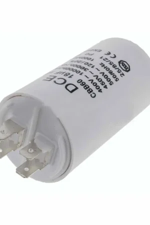 Condensador Trabajo Lavadora Universal 18 µF 450V Precio Económico
