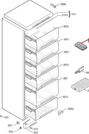 Bandeja para cubitera para Frigorífico Aeg 2059119012 Mejor Precio