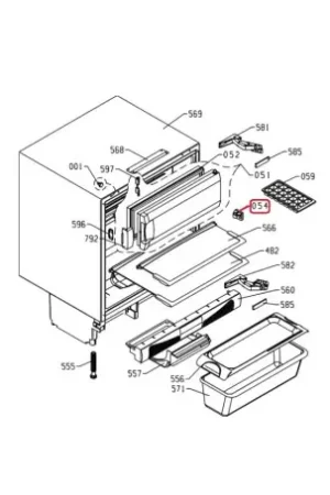 Bisagra de Frigorífico Fagor AS0003564 Oferta
