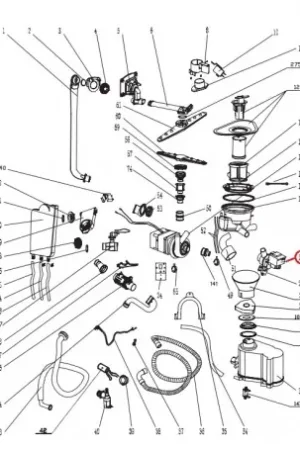 Ocasión Especial Bomba de impulsión para Lavavajillas Edesa VMI000182