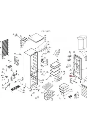 Botellero inferior de Frigorífico Teka 81634204 Más Vendido