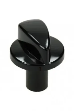 Botón (mando gas negro) fogón c00111341, 111341 Marca Reconocida