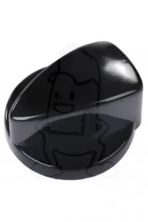Botón (mando gas, negro) fogón c00114923, 114923 Bestseller
