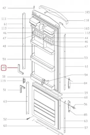 Burlete para Frigorífico Fagor F39M024B2 Precio Rebajado