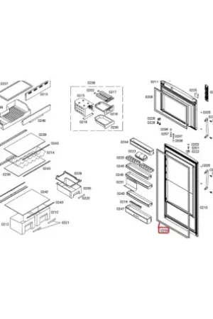 Burlete Puerta de Frigorífico Bosch 00244535 Precio De Oferta