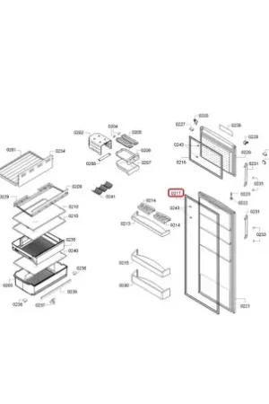 Burlete puerta de Frigorífico Bosch 00248390 Envío Inmediato