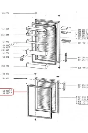 Descuento Burlete puerta del congelador de Frigorífico Aeg 8996711611534