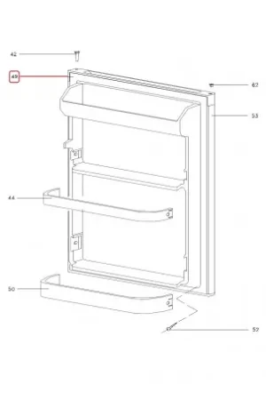 Entrega Rápida Burlete puerta para Frigorífico Fagor F39M008A5