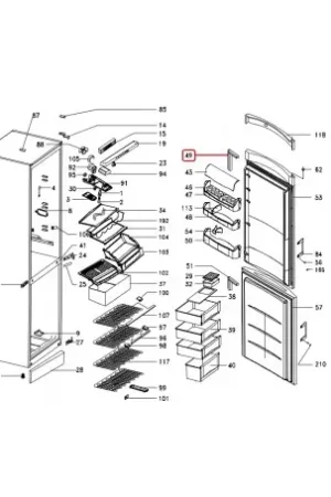 Directo De Fábrica Burlete puerta para Frigorífico Fagor F39M038A2