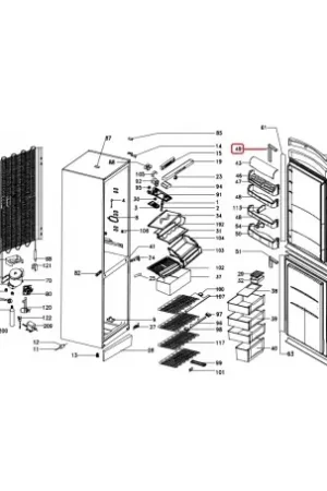 Envío Exprés Burlete Puerta para Frigorífico Fagor F39M038C4