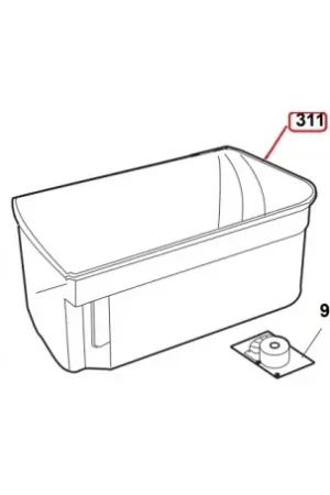 Disponible Ahora Cajón de vegetales para refrigerador 4248850100