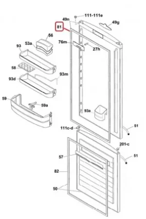 Mejor Precio Junta para Frigorífico Candy 41028813
