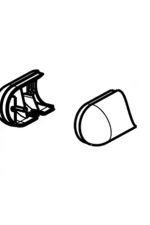 Kit embellecedor lateral campana Mepamsa mito jet blanca 133.0071.413 Pago Seguro