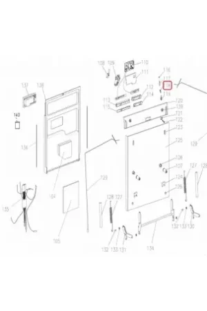 Mando on off de Lavavajillas Teka 81716786 Liquidación