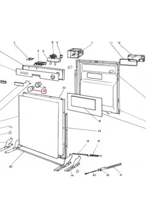 Popular Mando programador de Lavavajillas Indesit C00042022