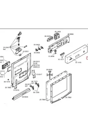 Alta Calidad Mando programador de Lavavajillas Superser 00163352