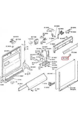 Últimas Unidades Mando programador para Lavavajillas Bosch 00057125