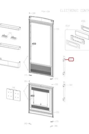 Devolución Gratuita Maneta puerta para Frigorífico Aeg 4055143061