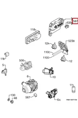 Módulo configurado de Lavavajillas Zanussi 973911513020017 Rebajas