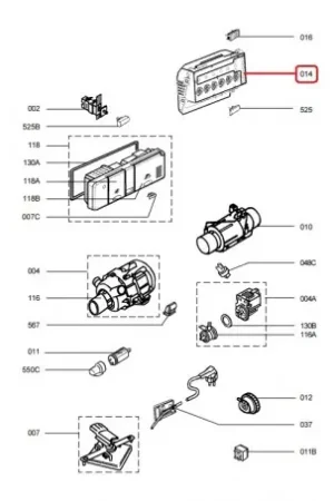 Módulo electrónico configurado para Lavavajillas Aeg 973911232729005 Precio Bajo