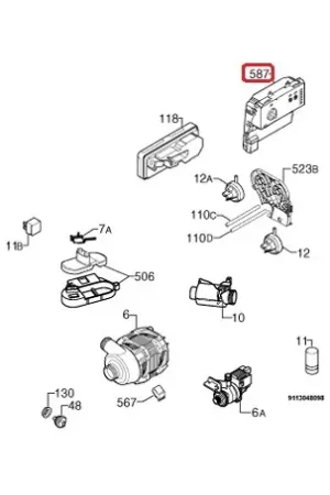 Pago Seguro Módulo electrónico configurado para Lavavajillas Aeg 973911919601014