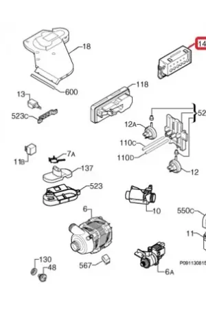 Modulo electrónico de Lavavajillas Aeg 50291741002 Envío Exprés