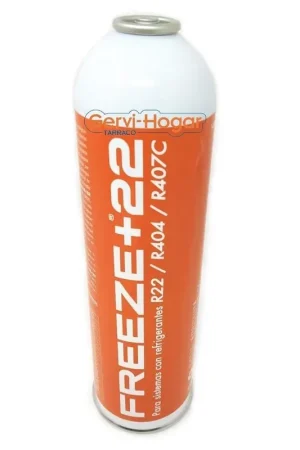 Solo Por Tiempo Limitado Gas refrigerante Freeze+22, envase 1000 m.l. 400 gr.