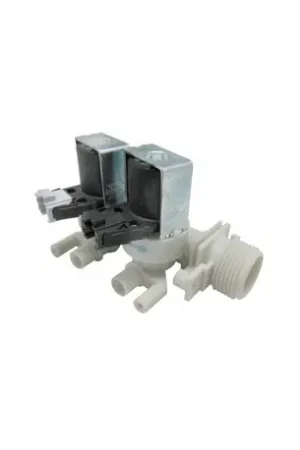 ANCASTOR Electroválvula doble para lavadora, compatible con Indesit Ordena Ya