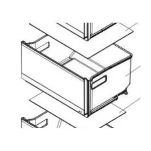 CAJON CONGELADOR INTERMEDIO PARA FRIGORIFICOS LG Precio Económico