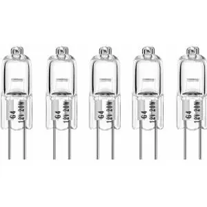 5 Lamparas tipo pin G4 12V -20W Oferta