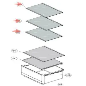 Última Versión ESTANTE DE CRISTAL FR LG AHT74393802