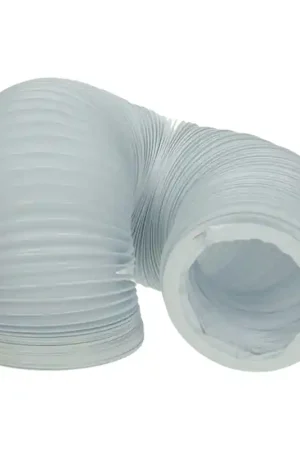 Tubo Evacuacion Vapor Secadora 3000x80mm Blanco Flexible Novedad