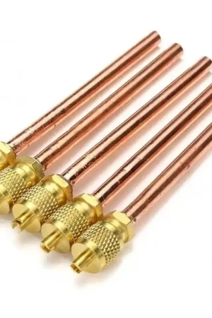 5 Obus Valvula Carga 1/4 Soldar Refrigeracion Oferta Flash