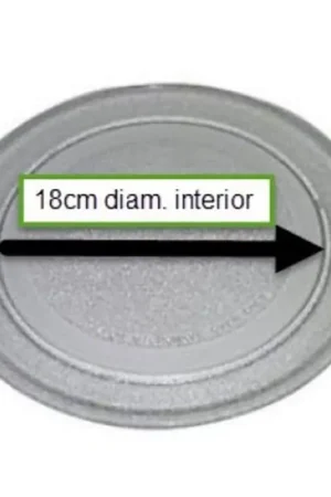 Stock Limitado Plato Microondas Lg Severing Fagor 245mm Liso 3390W1G005A
