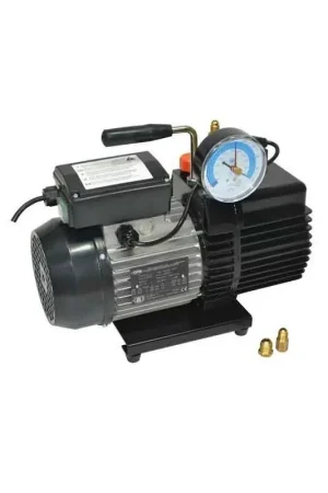 Mejor Precio Bomba Vacio (2 etapas) con Solenoide + Vacuometro RS9DE/V Wigam Ori...