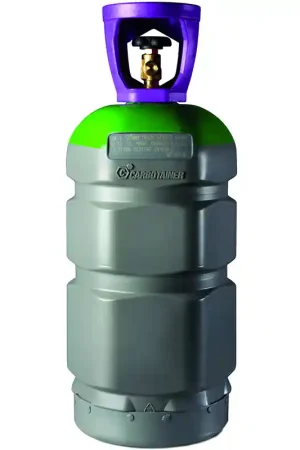 Botella 13 Litros Fibra De Carbono Cargada Azoidro BIC-13-AZO Wigam Novedad