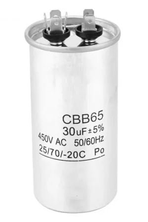 Última Oportunidad Condensador 30µf 450v Trabajo Aire Acondicionado Metalico Standard