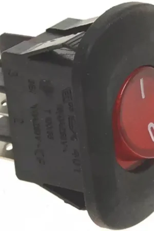 Interruptor Bipolar Luminoso Rojo 16A 250v Standard Gran Oferta