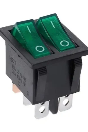 Descuento Interruptor Doble Piloto Verde Luminoso 16A 250v Standard
