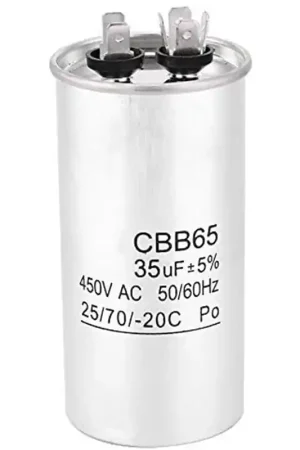 Precio Bajo Condensador 35µf 450v Trabajo Aire Acondicionado Metalico Standard