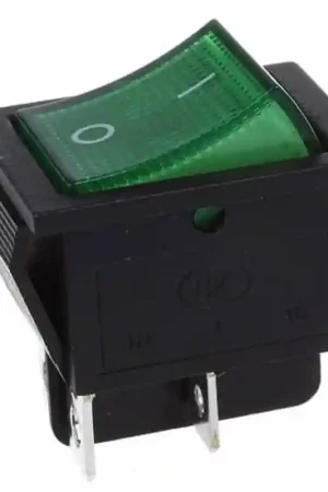 Interruptor Bipolar Luminoso Verde 16A 30x22mm Standard Comprar En Línea